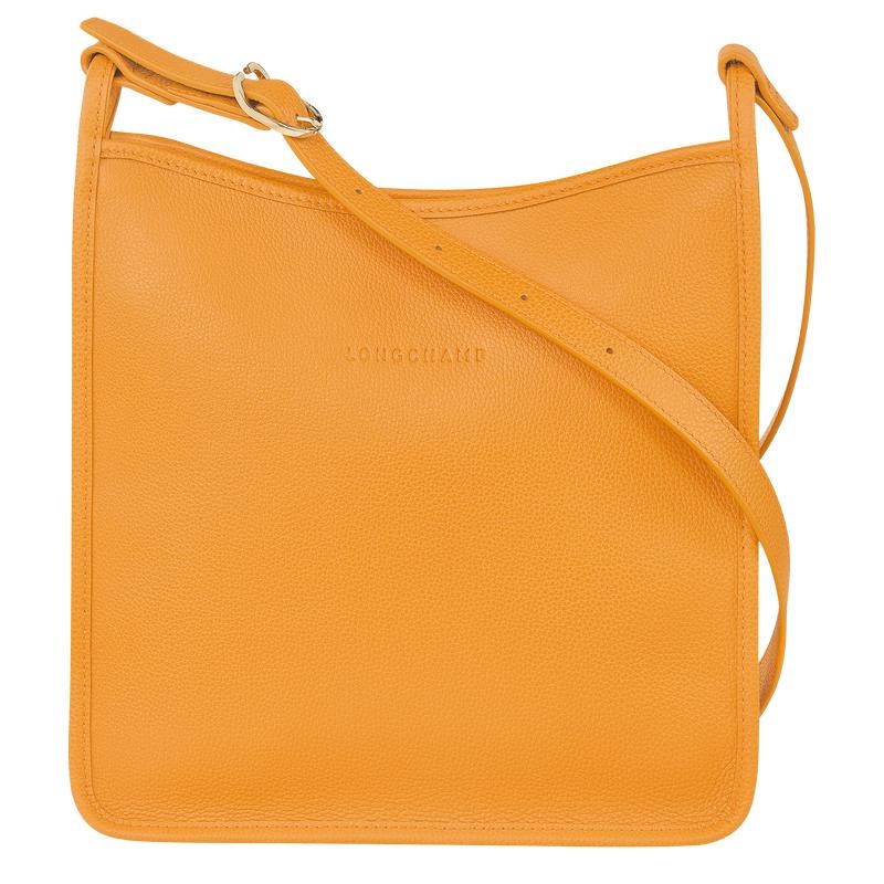 Women\'s Longchamp Le Foulonné M Crossbody Bags Apricot Orange | UHQEN-3480