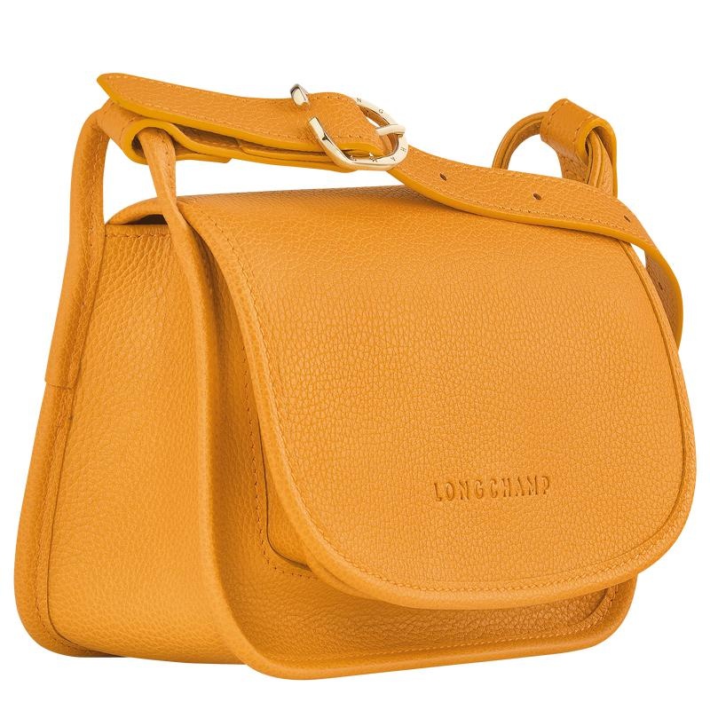 Women's Longchamp Le Foulonné S Crossbody Bags Apricot Orange | ZJFMC-8793