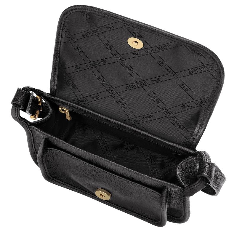 Women's Longchamp Le Foulonné S Crossbody Bags Black | JHDBL-2501