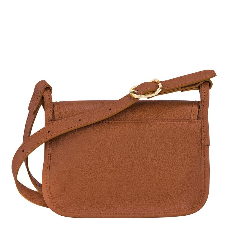 Women's Longchamp Le Foulonné S Crossbody Bags Caramel Brown | ZUGQN-0598