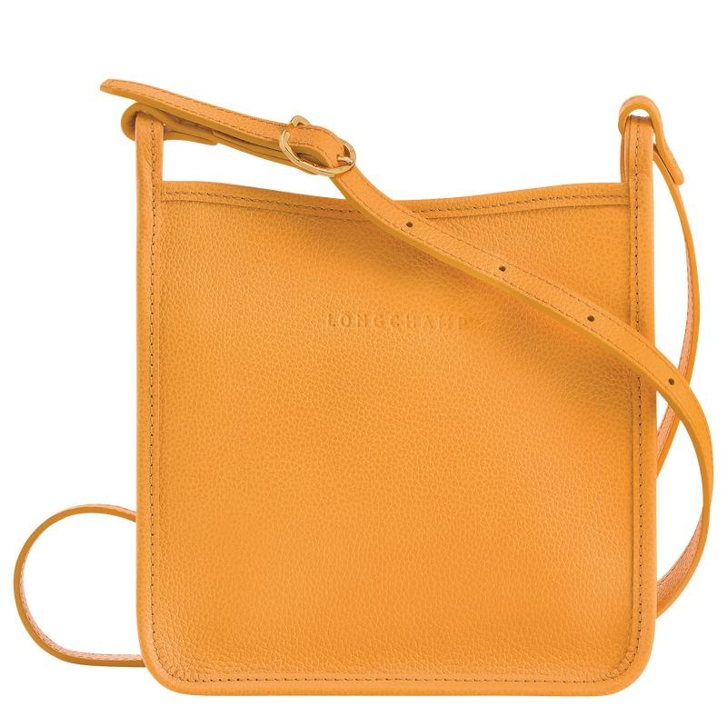 Women\'s Longchamp Le Foulonné S Crossbody Bags Apricot Orange | BROJA-1762