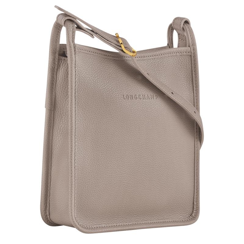 Women's Longchamp Le Foulonné S Crossbody Bags Turtledove Grey | VZIXS-5897