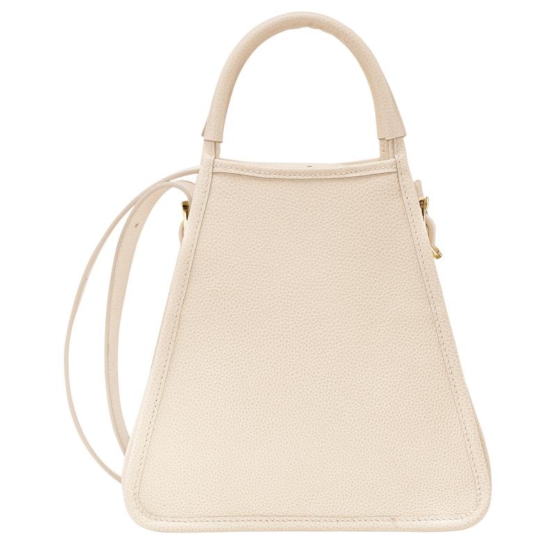 Women's Longchamp Le Foulonné S Handbags Paper White | CUYAK-0581