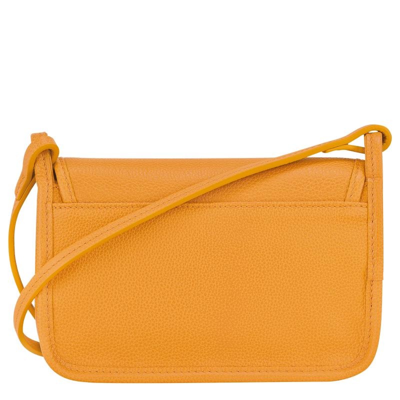 Women's Longchamp Le Foulonné XS Clutch Bag Apricot Orange | VCQUW-3092