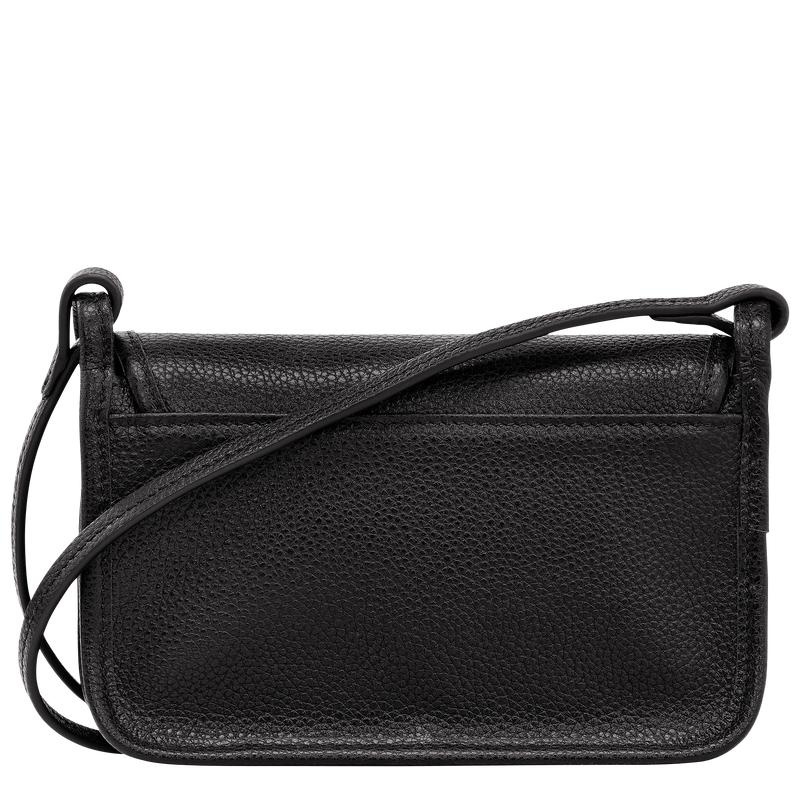 Women's Longchamp Le Foulonné XS Clutch Bag Black | UIHYV-8479