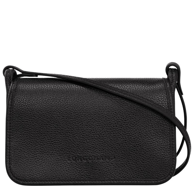 Women\'s Longchamp Le Foulonné XS Clutch Bag Black | UIHYV-8479