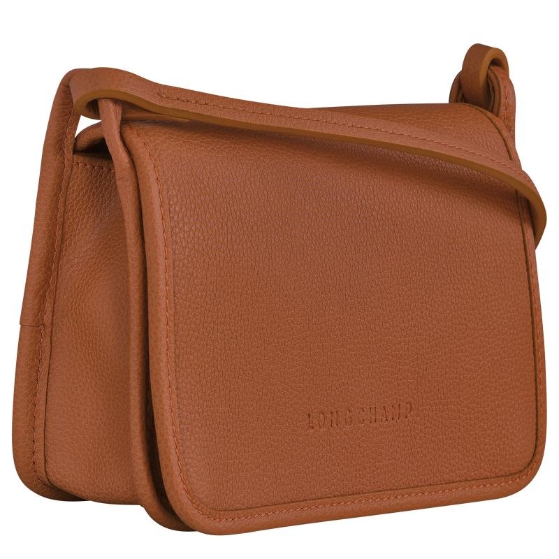 Women's Longchamp Le Foulonné XS Clutch Bag Caramel Brown | BYCAN-8036