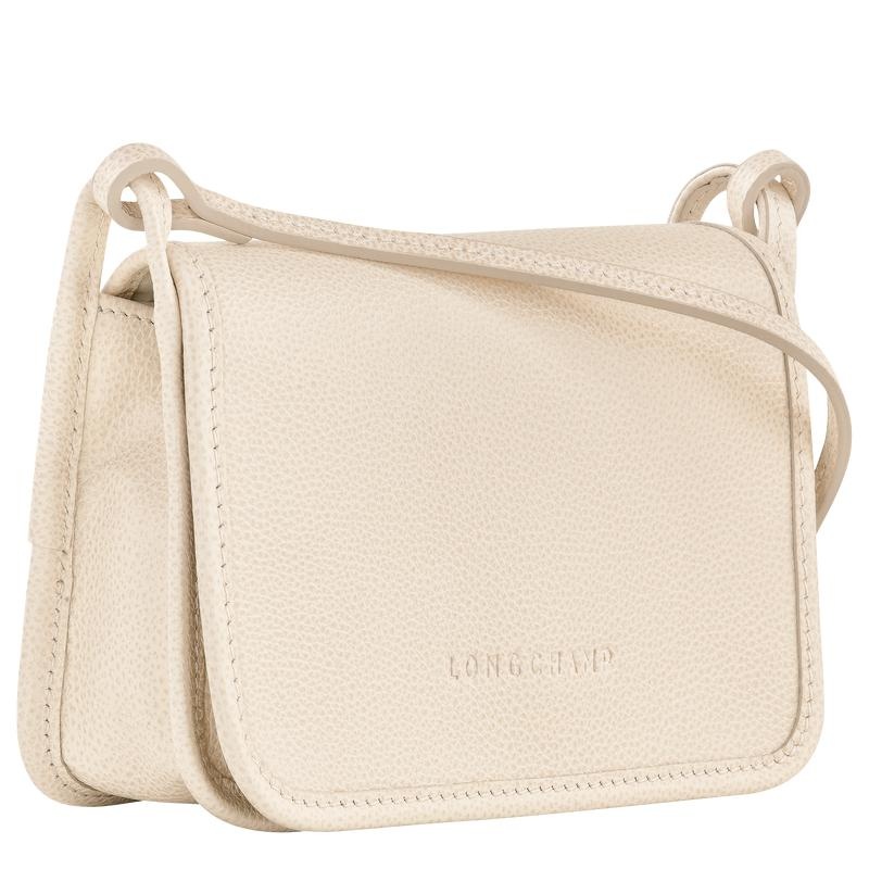 Women's Longchamp Le Foulonné XS Clutch Bag Paper White | RTLBW-6021