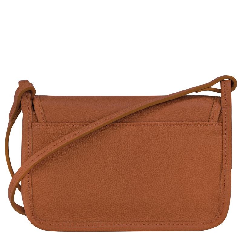 Women's Longchamp Le Foulonné XS Clutch Purse Caramel Brown | BWSXR-9057