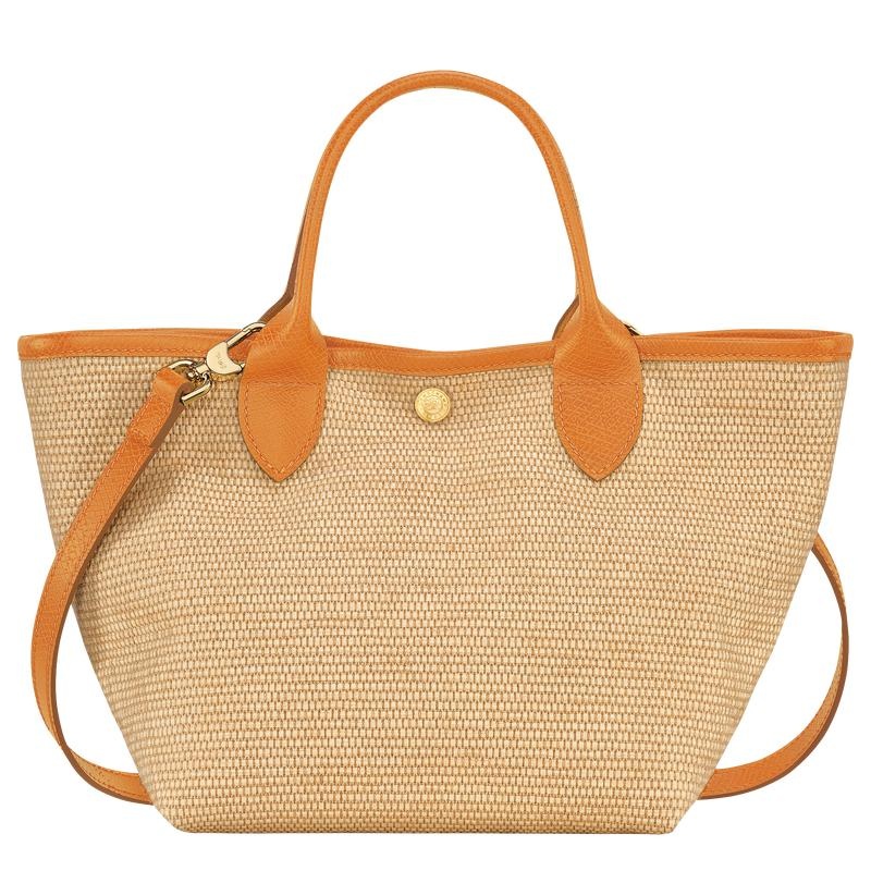 Women's Longchamp Le Panier Pliage S Basket Bag Apricot Orange | MOSIU-7264