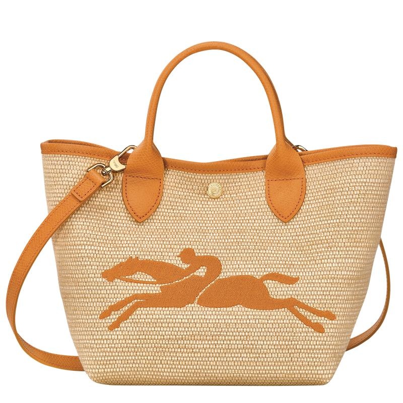 Women\'s Longchamp Le Panier Pliage S Basket Bag Apricot Orange | MOSIU-7264