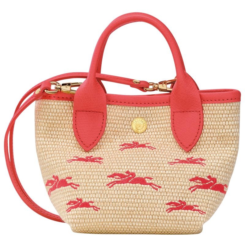 Women's Longchamp Le Panier Pliage XS Basket Bag Strawberry Red | ATEKJ-2873