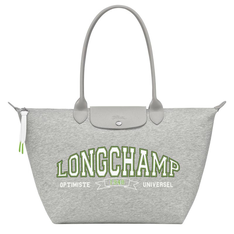 Women\'s Longchamp Le Pliage Collection L Tote Bag Grey | QEDXN-0741
