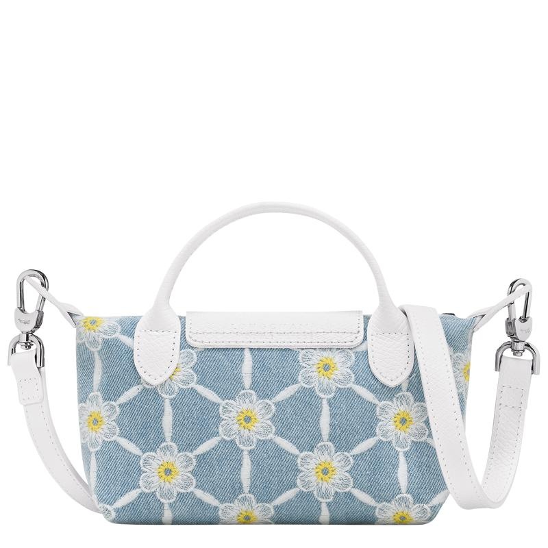 Women's Longchamp Le Pliage Collection Pouches Sky Blue | OYPIQ-4639