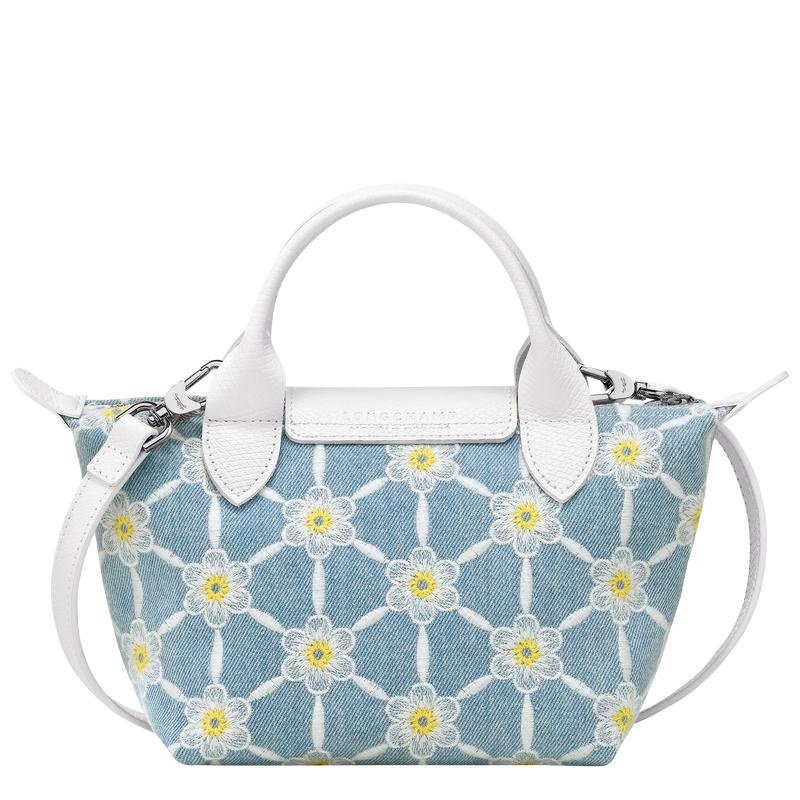 Women's Longchamp Le Pliage Collection XS Handbags Sky Blue | PKCLS-0296