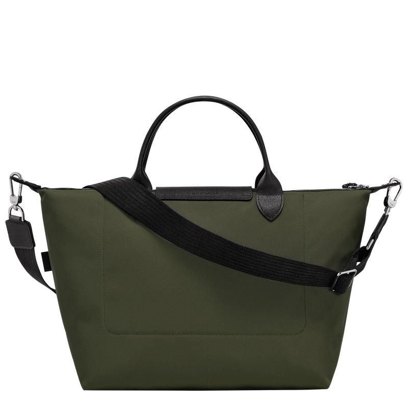 Women's Longchamp Le Pliage Energy L Handbags Khaki | OHMSX-3812