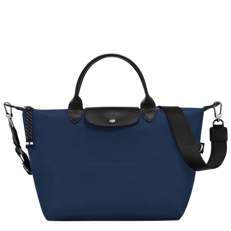 Women\'s Longchamp Le Pliage Energy L Handbags Navy | TQULO-2639