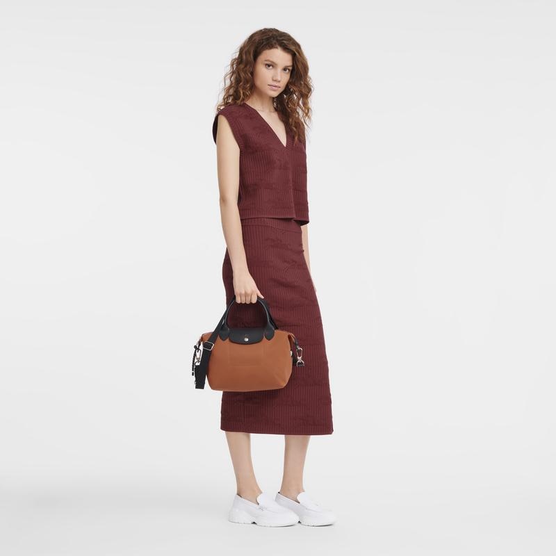 Women's Longchamp Le Pliage Energy S Handbags Sienna Red | ZEJTK-8492