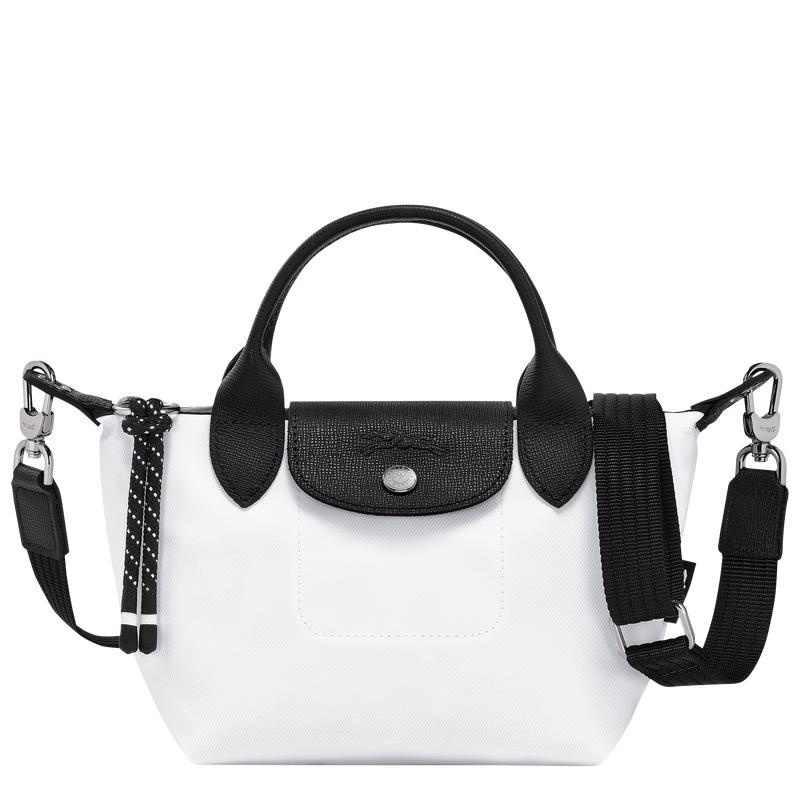 Women\'s Longchamp Le Pliage Energy XS Handbags White | NLTVZ-6189