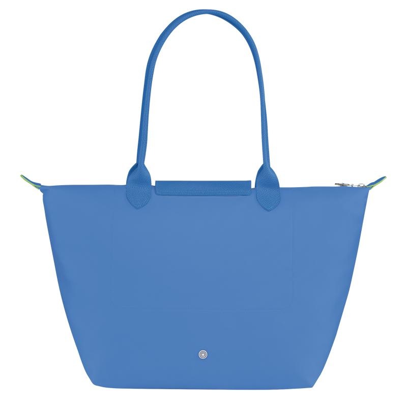 Women's Longchamp Le Pliage Green L Tote Bag Cornflower Blue | SCNJU-7923