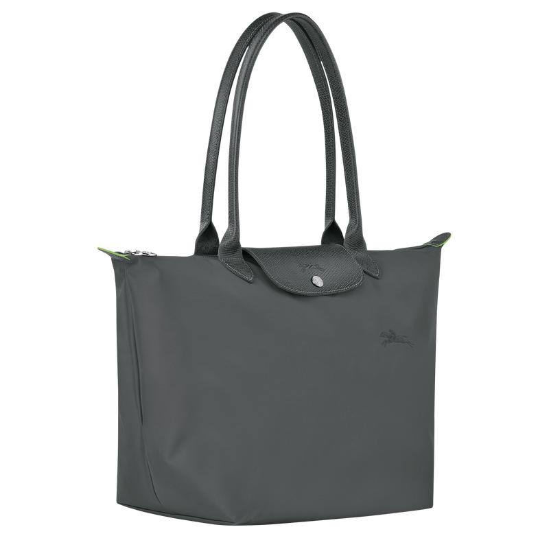 Women's Longchamp Le Pliage Green L Tote Bag Graphite Grey | OHBLS-3048