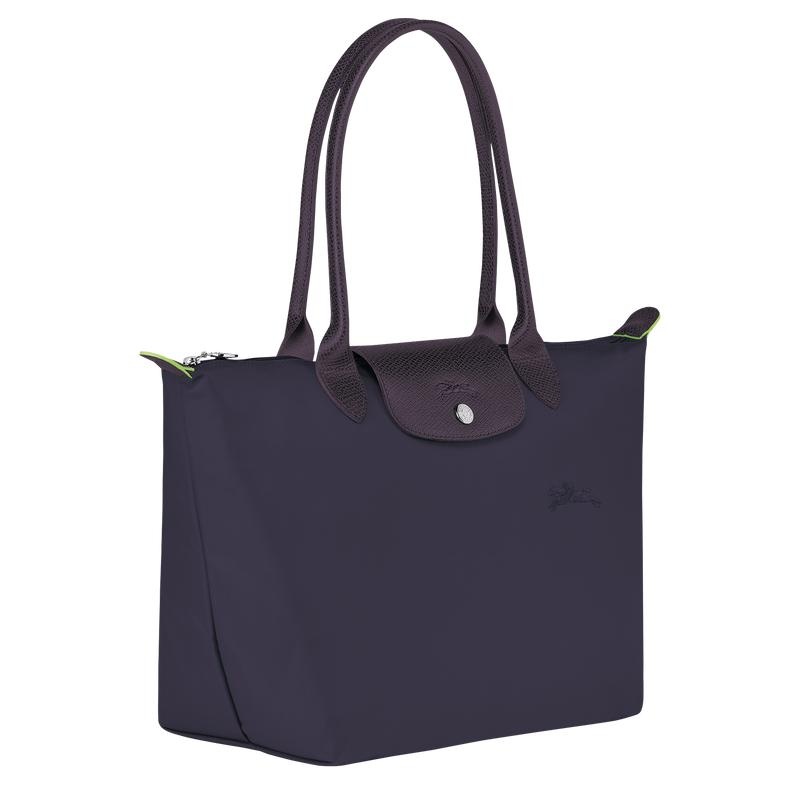 Women's Longchamp Le Pliage Green M Tote Bag Bilberry Purple | OIJNB-9621