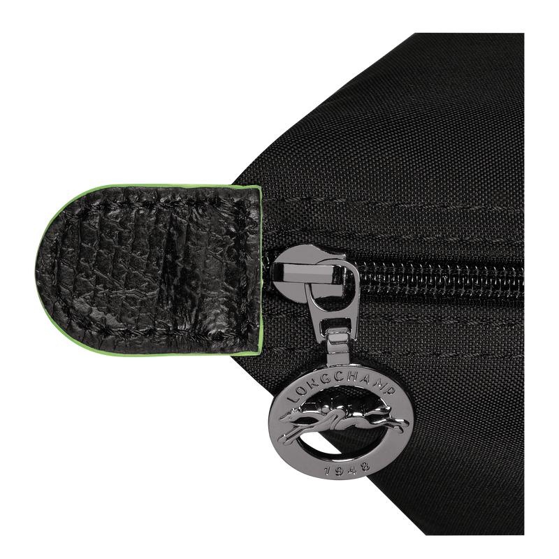 Women's Longchamp Le Pliage Green M Tote Bag Black | SVHNU-4293