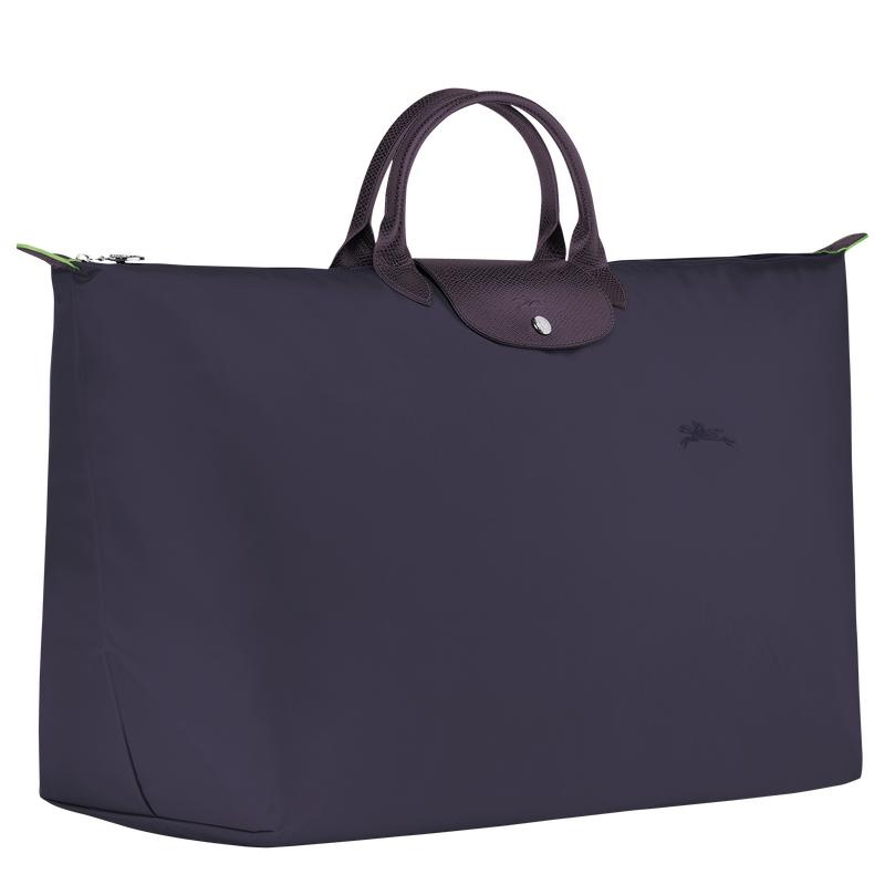 Women's Longchamp Le Pliage Green M Travel Bags Bilberry Purple | ZKOWY-8097