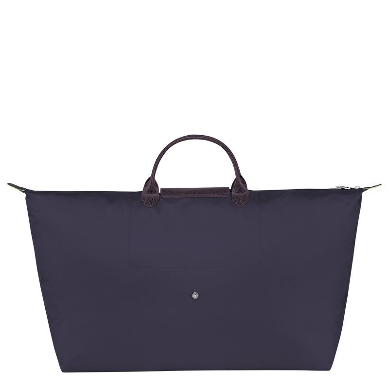 Women's Longchamp Le Pliage Green M Travel Bags Bilberry Purple | ZKOWY-8097