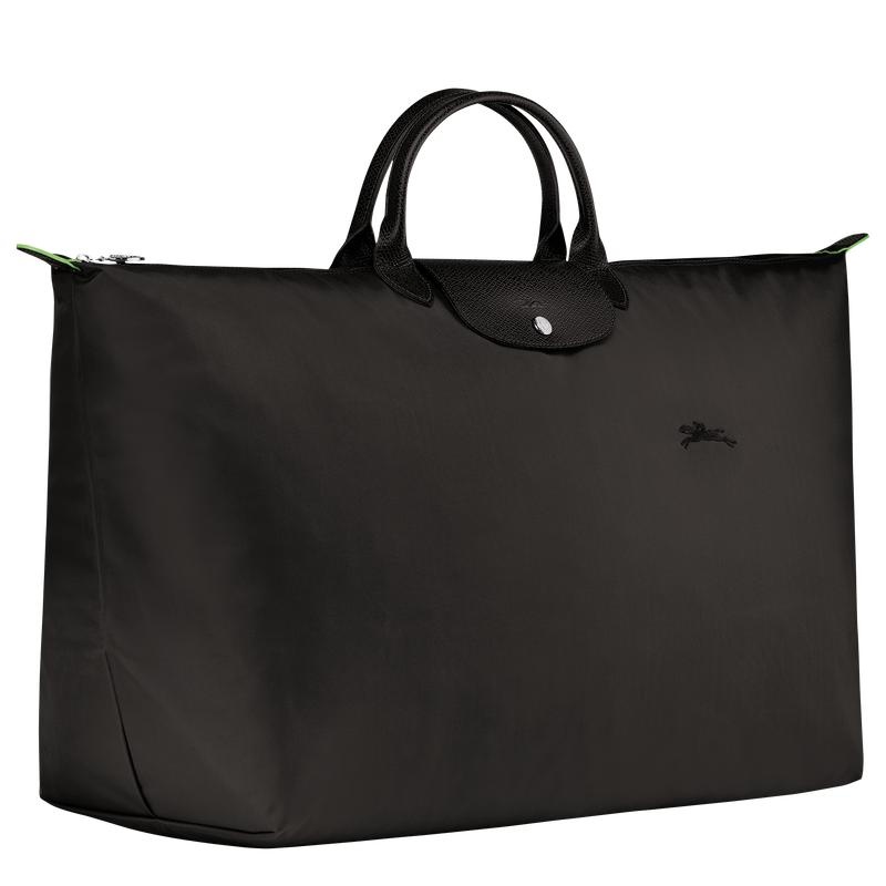 Women's Longchamp Le Pliage Green M Travel Bags Black | QILGC-3924