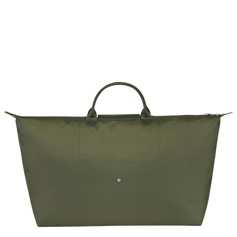 Women's Longchamp Le Pliage Green M Travel Bags Forest Green | FATDS-9216