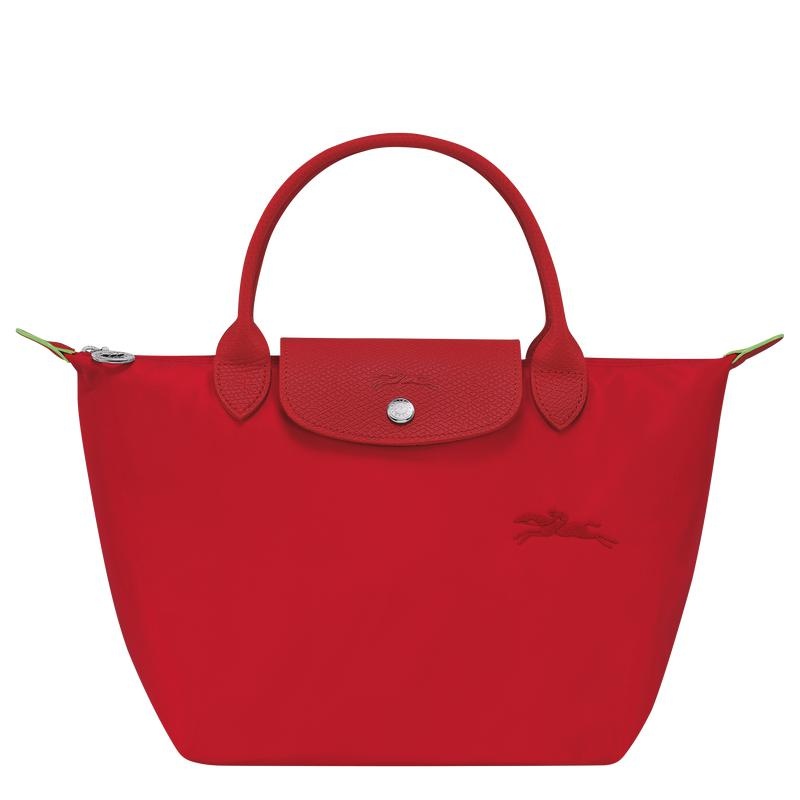 Women\'s Longchamp Le Pliage Green S Handbags Tomato Red | GKYBX-8470