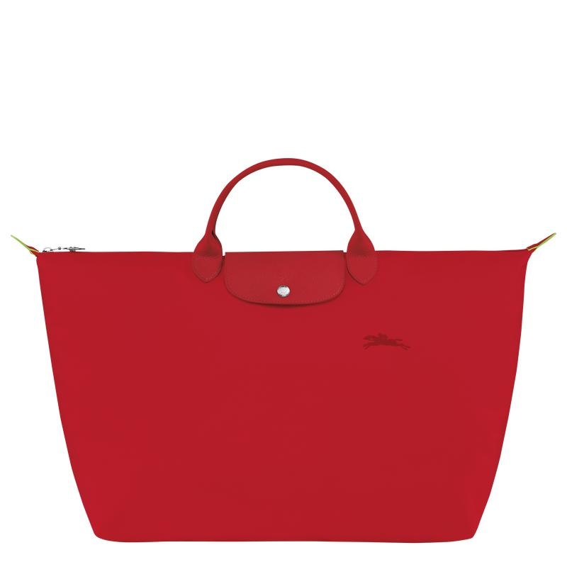 Women\'s Longchamp Le Pliage Green S Travel Bags Tomato Red | KSOPT-4056