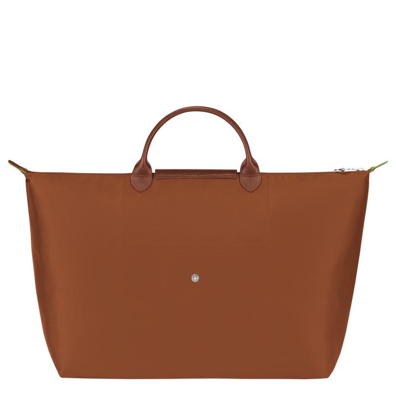 Women's Longchamp Le Pliage Green S Travel Bags Cognac Brown | MXTNV-9481