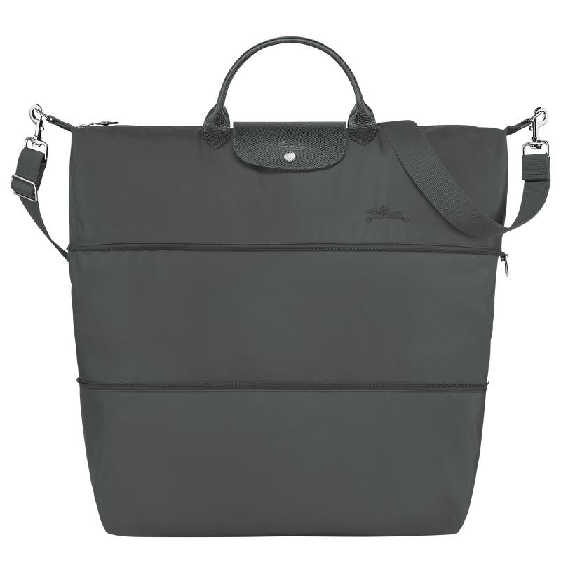 Women\'s Longchamp Le Pliage Green expandable Travel Bags Graphite Grey | TBDJZ-7502