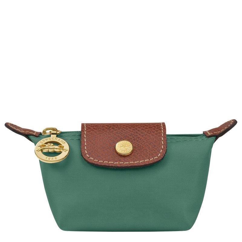 Women\'s Longchamp Le Pliage Original Coin Purses Sage Green | LHORV-7890