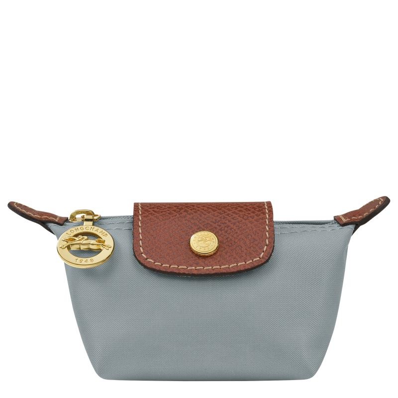 Women\'s Longchamp Le Pliage Original Coin Purses Steel Grey | EQMHR-6230