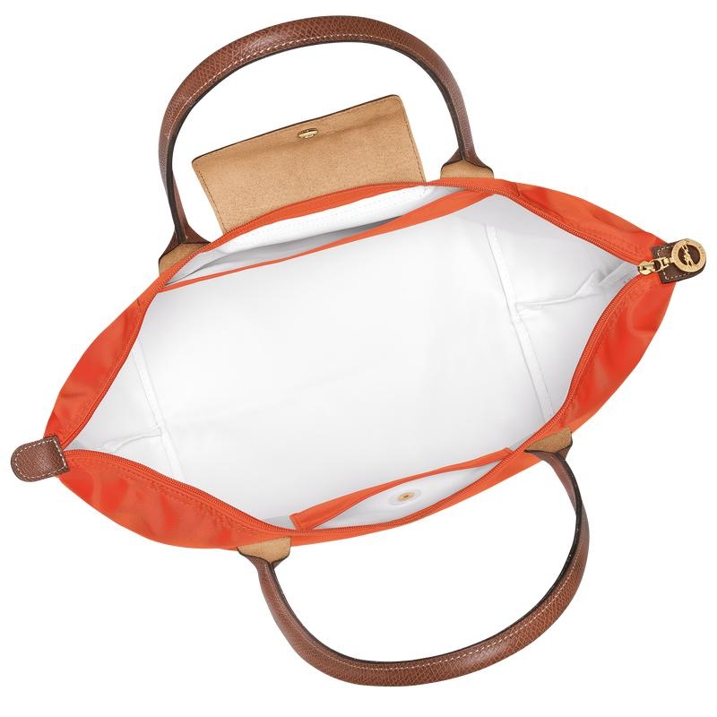 Women's Longchamp Le Pliage Original L Tote Bag Orange | LEUTA-6512