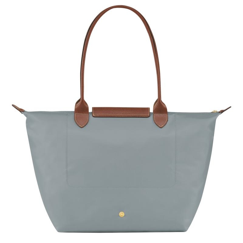 Women's Longchamp Le Pliage Original L Tote Bag Steel Grey | ILSAG-3485