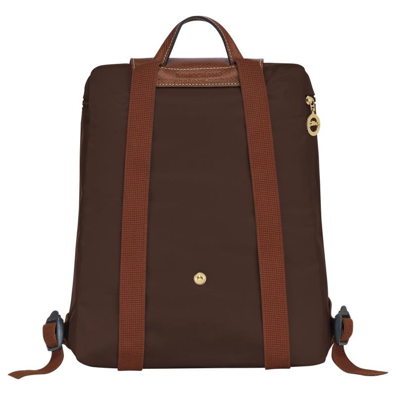 Women's Longchamp Le Pliage Original M Backpacks Ebony Brown | SVOXE-2508