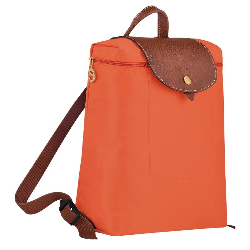 Women's Longchamp Le Pliage Original M Backpacks Orange | AUPQX-5791