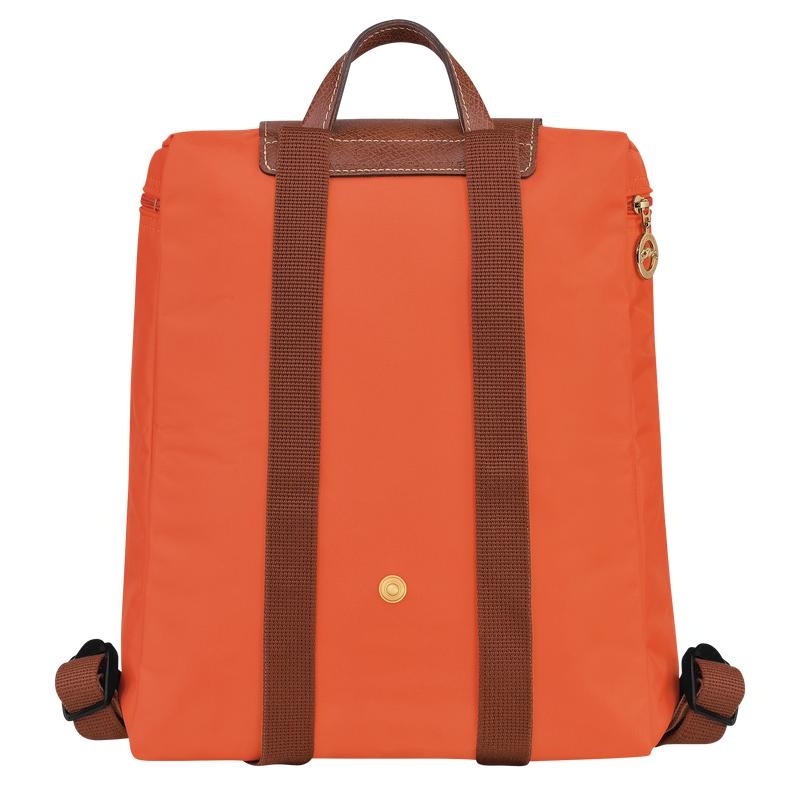 Women's Longchamp Le Pliage Original M Backpacks Orange | AUPQX-5791