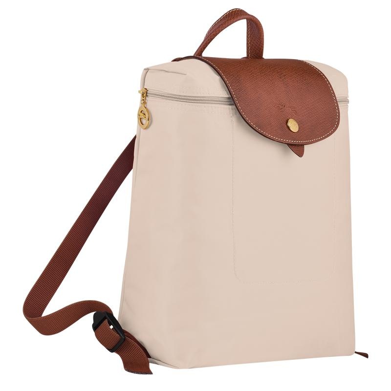 Women's Longchamp Le Pliage Original M Backpacks Paper White | NJVMX-0528