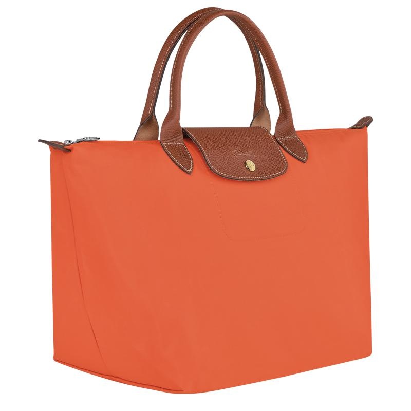 Women's Longchamp Le Pliage Original M Handbags Orange | MZPEA-8529