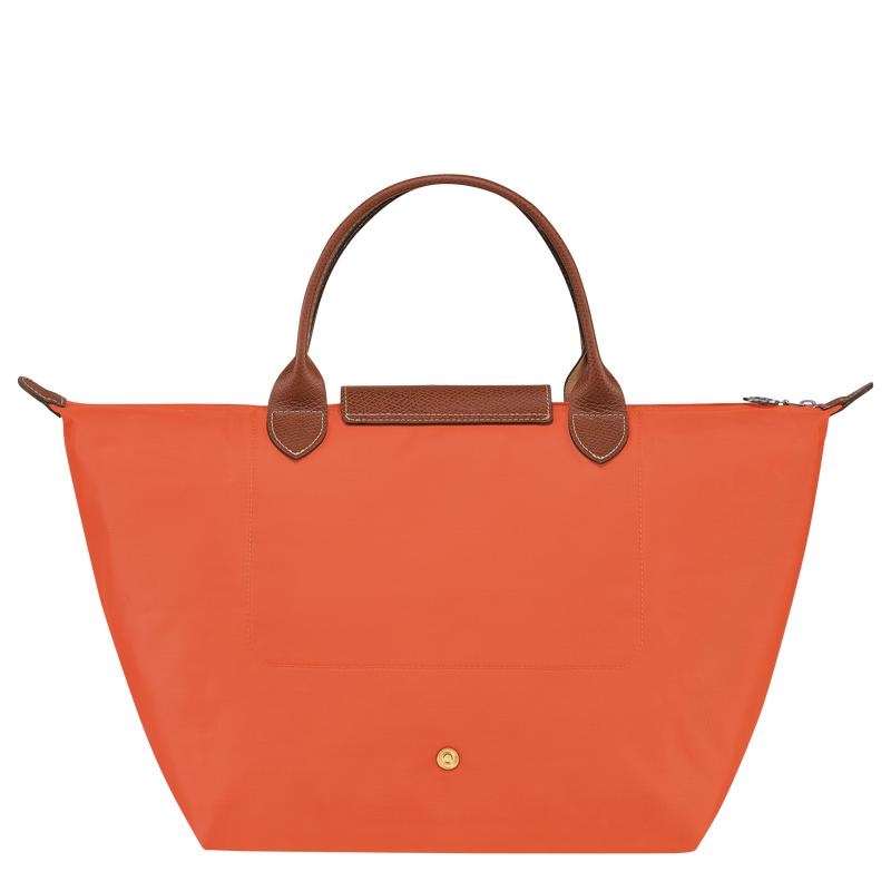 Women's Longchamp Le Pliage Original M Handbags Orange | MZPEA-8529