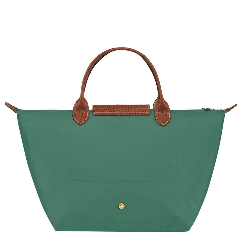 Women's Longchamp Le Pliage Original M Handbags Sage Green | CINUL-8257