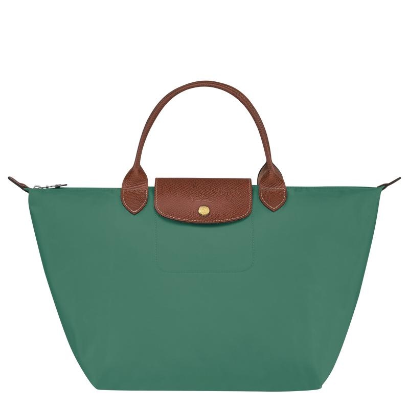 Women\'s Longchamp Le Pliage Original M Handbags Sage Green | CINUL-8257