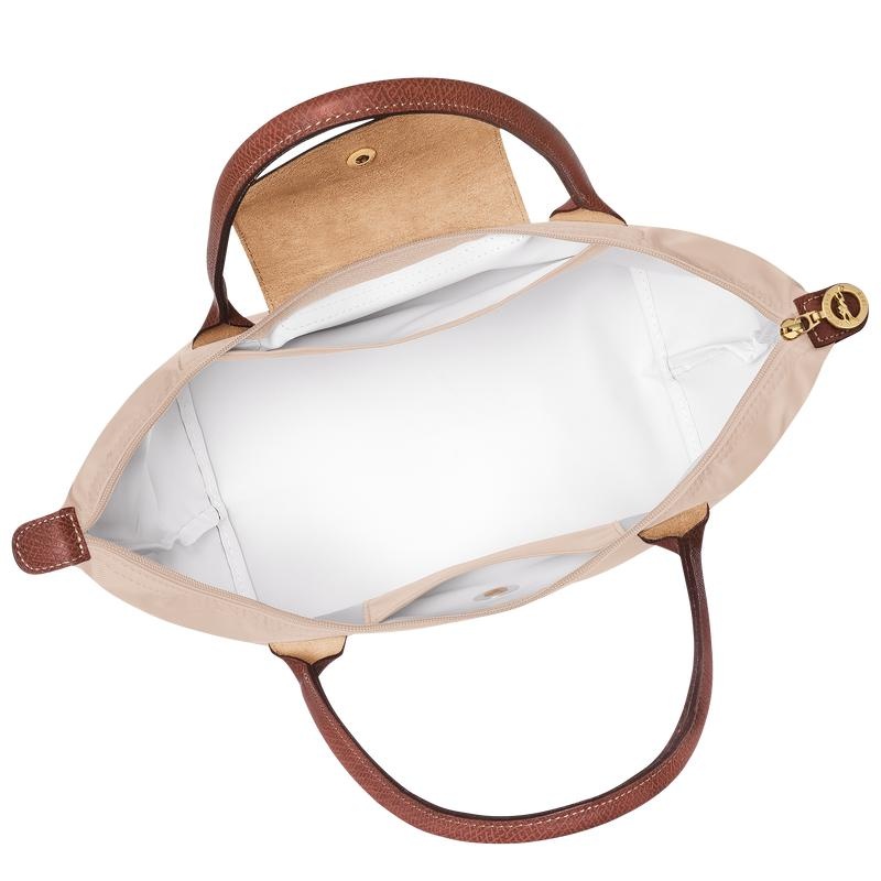 Women's Longchamp Le Pliage Original M Tote Bag Paper White | QEWXM-4609