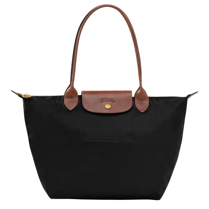Women\'s Longchamp Le Pliage Original M Tote Bag Black | RDCWG-8753