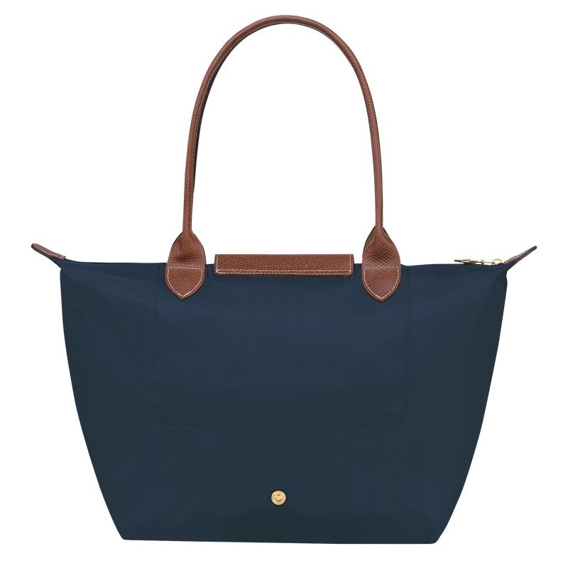 Women's Longchamp Le Pliage Original M Tote Bag Navy | KGUEO-7396